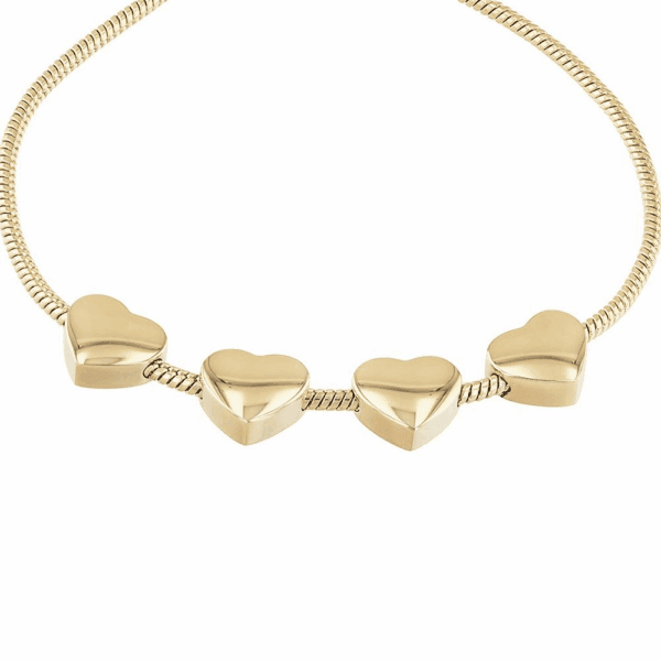 Tommy Hilfiger Damenarmband aus vergoldetem Edelstahl