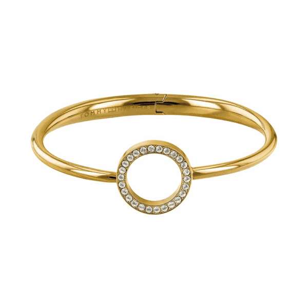 Elegantes Armband aus vergoldetem Edelstahl mit Kristallen für Damen - Tommy Hilfiger 2780065