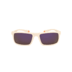 Polaroid Sonnenbrille PLD 2134/S-IXN-56 für Herren, rechteckig mit violett verspiegelten/polarisierten Gläsern.
