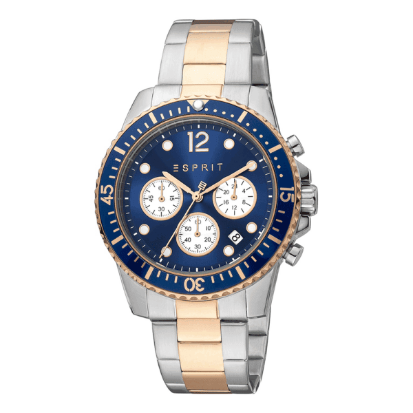 Uhr ES1G373M0095 Herren Hudson Navy Blue mit navyblauem Zifferblatt Quarzwerk