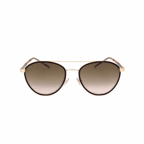 Hugo Boss Sonnenbrille BOSS 1269/S-0UC-50 für Damen, quadratisches Design mit normalen braunen Gläsern