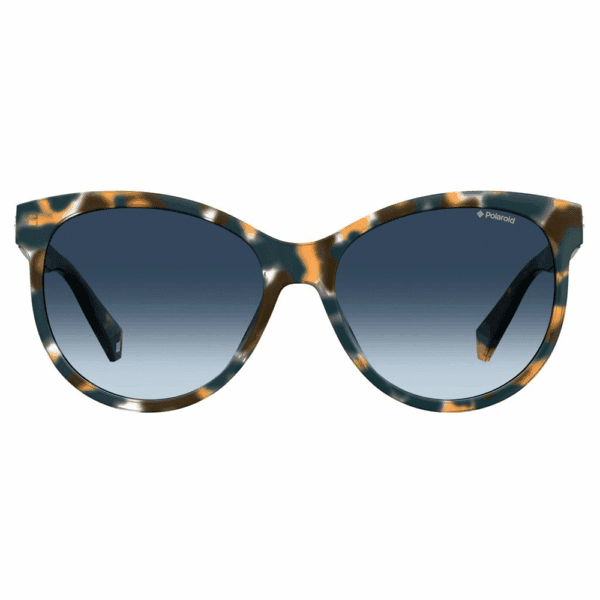 Polaroid Sonnenbrille PLD 4079/S/X-CVT-57 für Damen, Phantos mit blau verlaufenden, polarisierten Gläsern.