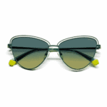 Polaroid Sonnenbrille PLD 4094/S-1ED-57 Damen, Cat-Eye mit gelb/grün verlaufenden polarisierten Gläsern.