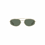 Polaroid Sonnenbrille PLD 6130/S-J5G-55 Unisex, Aviator mit grünen polarisierten Gläsern