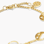 Tommy Hilfiger Damenarmband aus vergoldetem Edelstahl