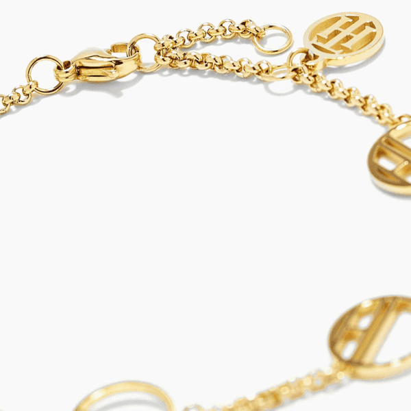 Tommy Hilfiger Damenarmband aus vergoldetem Edelstahl