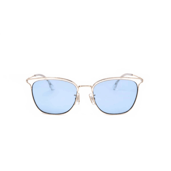 Hugo Boss Sonnenbrille BOSS 1285 mit blauen Gläsern, quadratischem Rahmen 57mm, 100% UV-Schutz