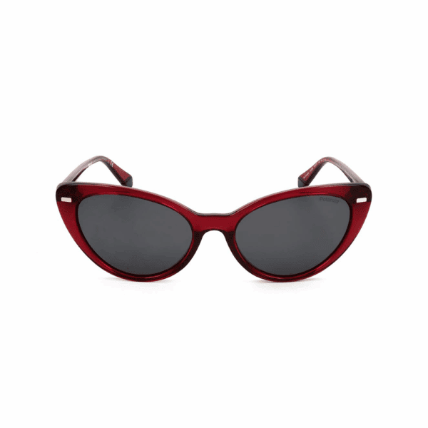 Polaroid Sonnenbrille PLD 4109/S-C9A-52 für Damen, Cat-Eye mit rauchgrauen polarisierten Gläsern.