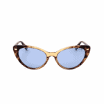 Polaroid Sonnenbrille PLD 4109/S-XLT-52 Damen, Cat-Eye mit blauen polarisierten Gläsern.