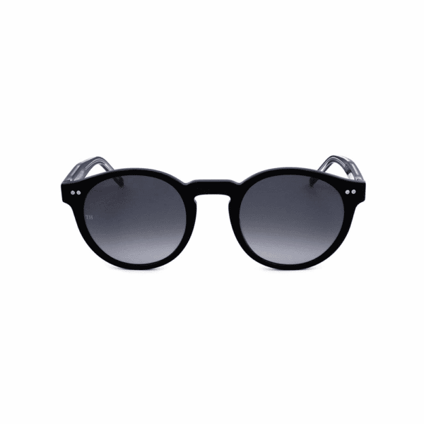 Tommy Hilfiger Sonnenbrille TH 1795/S-807-50 für Herren, schwarzes Phantos-Gestell mit Smoke-Gradient-Gläsern