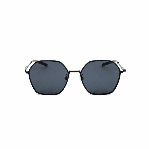 Tommy Hilfiger Sonnenbrille TJ 0070/F/S-003-55 UNISEX, geometrisch mit grauen Solid-Gläsern.