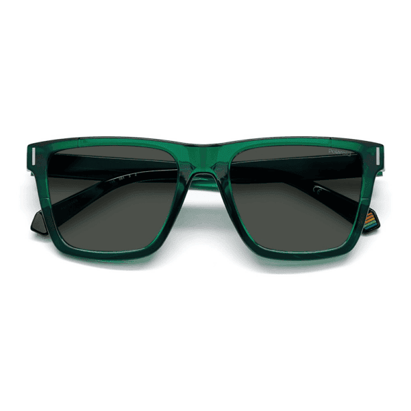 Polaroid Sonnenbrille PLD 6176/S 1ED mit grauen Gläsern, quadratisches Modell für Herren