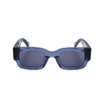 Tommy Hilfiger Sonnenbrille TJ 0086/S-PJP-49 Unisex, rechteckig mit normalen blauen Gläsern