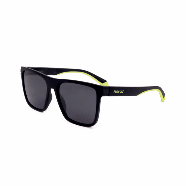 Polaroid Sonnenbrille PLD 2128/S PGC - Unisex Sonnenbrille mit quadratischen Rahmen und rauchgrauen polarisierten Gläsern