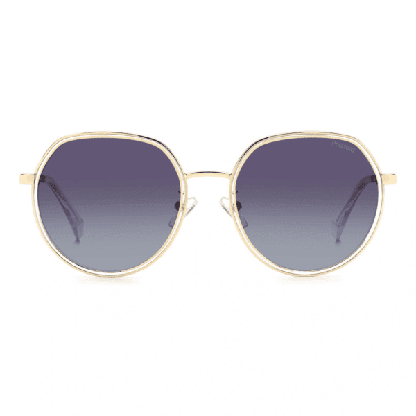 Polaroid Sonnenbrille PLD 4160/G/S/X J5G - Goldener Rahmen mit grauen Verlaufsgläsern, elegantes Unisex-Design