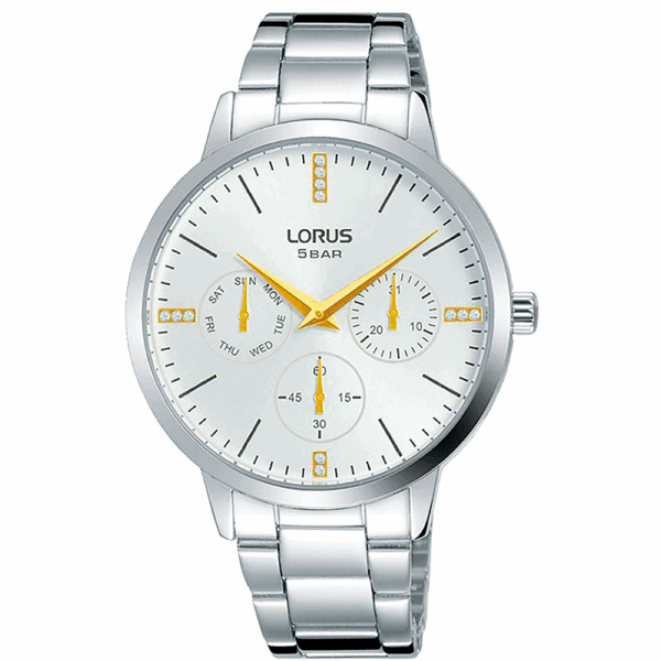 Lorus Damenarmbanduhr RP629DX9 Lady Silberfarben mit silberfarbenem Zifferblatt
