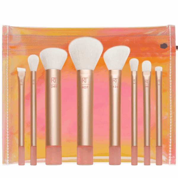 Real Techniques The Wanderer – Premium-Make-up-Pinselset, 9-teilig