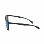Hugo Boss Sonnenbrille BOSS 1140/F/S-SE8-56 für Herren, Quadratisch, Blaue-Grüne Gläser, Mattgraues Vollrandgestell – Bild 2