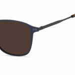 Tommy Hilfiger Sonnenbrille TH 1972/S-FLL-52 für Herren, rechteckig mit festen braunen Gläsern – Bild 2