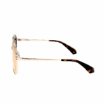 Polaroid Sonnenbrille PLD 6072/F/S/X-210-58 für Damen, rund mit polarisierten Gläsern in Braun-Kupfer. – Bild 2
