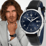 Maserati Sorpaso R8851124003 Uhr mit silbernem Gehäuse und dunkelblauem Zifferblatt – Bild 2