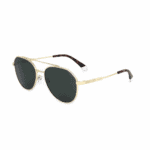 Polaroid Sonnenbrille PLD 4119/S/X-J5G-56 Herren, Aviator mit grünen polarisierten Gläsern – Bild 3