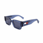 Tommy Hilfiger Sonnenbrille TJ 0086/S-PJP-49 Unisex, rechteckig mit normalen blauen Gläsern – Bild 3