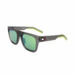 Tommy Hilfiger Sonnenbrille TH 1976/S-FRE-52 Herren, Quadratisch mit grünen Spiegelgläsern – Bild 3