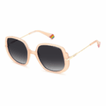 Polaroid Sonnenbrille PLD 6181/S 35J für Damen - Eckiges Design mit rauchgrauen polarisierten Gläsern – Bild 3