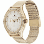 Tommy Hilfiger Damenuhr 1782653 Lexi, Roségold-Ton mit grauem Zifferblatt, Epson VX3JE Quarzwerk – Bild 3