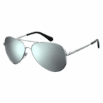 Polaroid Sonnenbrille PLD 6012/N/NEW-010-56 für Herren, Aviator mit silbernem Spiegelglas / polarisierten Gläsern – Bild 3