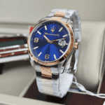 Maserati Herrenuhr R8853151006 Attrazione, silberner Ton mit marineblauem Zifferblatt – Bild 4