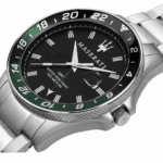Maserati Herrenuhr R8853140005 Sfida, silberner Ton mit schwarzem Zifferblatt, Ronda 515.24H Quarzwerk – Bild 4